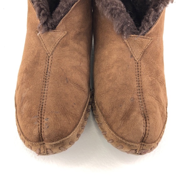 L.L. Bean Wicked Good Sheepskin Winter Slippers 10M - Picture 13 of 13